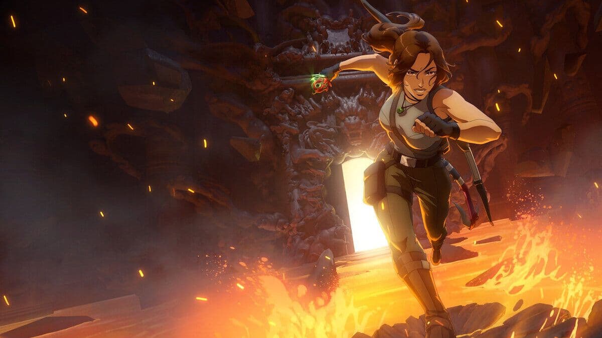 Tomb Raider легенда Лары Крофт постер